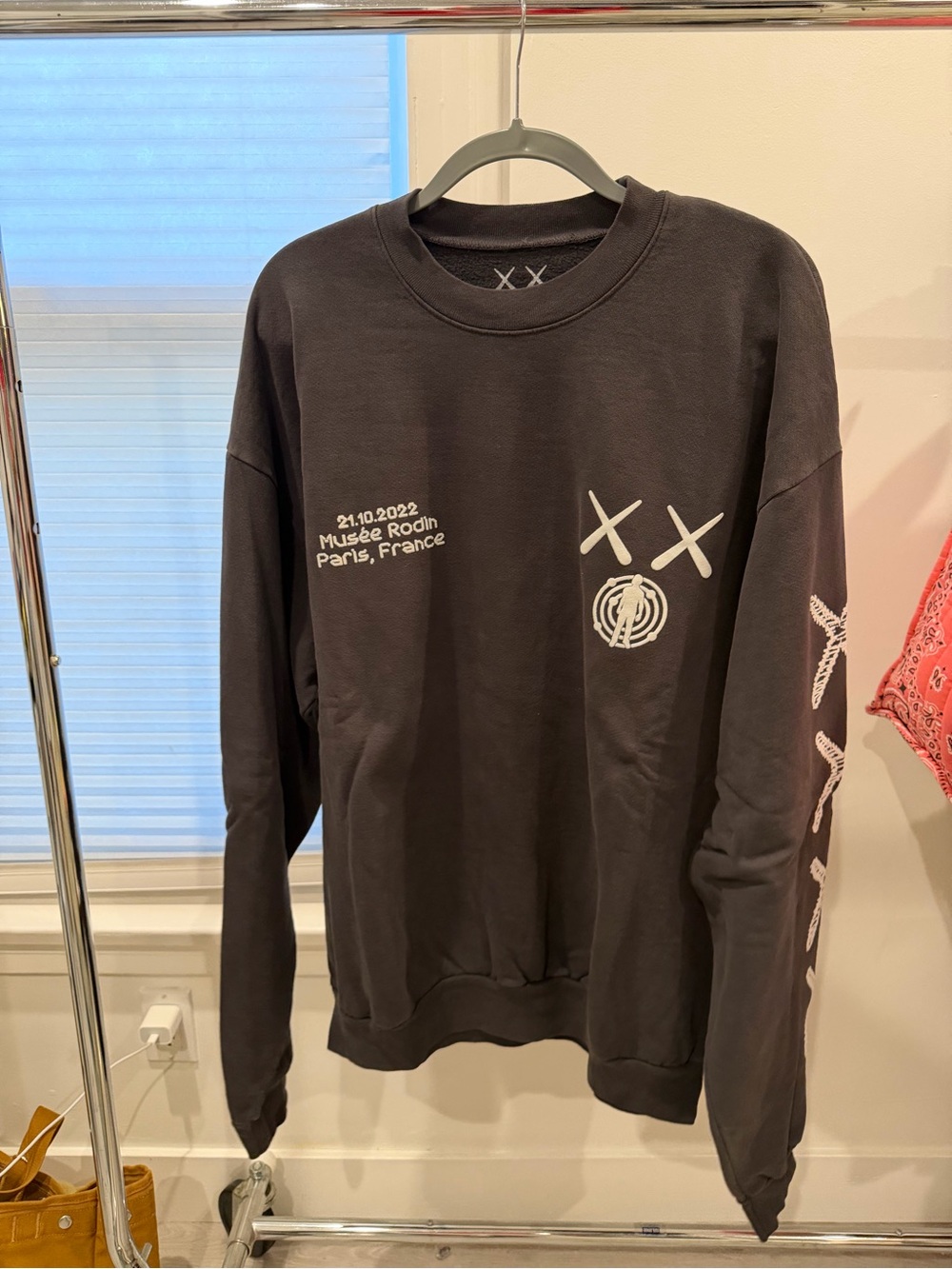 KAWS x Kid Cudi ‘Moon Man’ Back Print Crewneck Sweatshirt (Limited)
